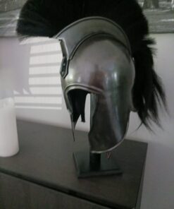 SZCO Supplies 17” Black Wooden Full-Sized Helmet/Headwear Display Stand with Base Hardware (910942) 17 61j0bJSXZOL