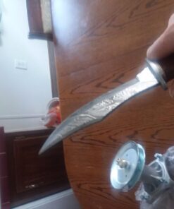 REG-274, Handmade Damascus Steel 13.00 Inches Hunting Knife - Rose Wood with Damascus Steel Guards Handle (Wood Handle) REG-274 25 61j1LXTgVxL