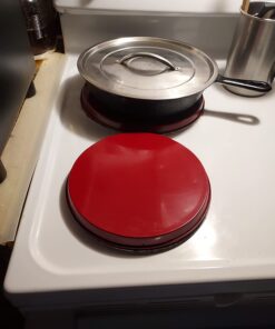 Reston Lloyd Electric Stove Burner Covers, Set of 4, Red 29 61j1vb42aL
