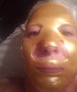 AICHUN BEAUTY 5PCS 24K Gold Gel Collagen Crystal Facial Masks Sheet Patch For Anti Aging Puffiness Anti Wrinkle Moisturizing Deep Tissue Rejuvenation and Hydrates Skin 30 61j1y7zyHL