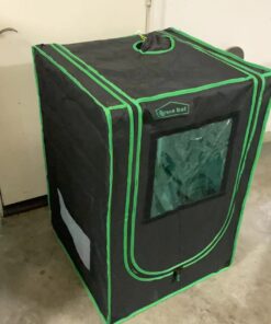 Green Hut 2x2 Grow Tent, 24"x24"x36" 600D Mylar Hydroponic Growing Tents for Plants Inside Reflective Grow Tent Growing Room Hydroponic System 24"X24"X36" 36 61j2Dq8pybL