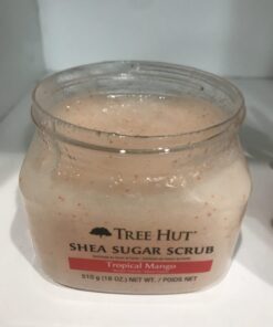 Tree Hut Shea Sugar Scrub Tropical Mango, 18oz, Ultra Hydrating and Exfoliating Scrub for Nourishing Essential Body Care Mango Puree 1.12 Pound (Pack of 1) 52 61j3XgSjaqL