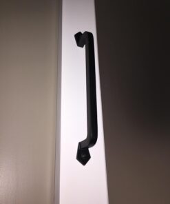 Iron Valley - 14" Square Bar Door Handle Pull - Solid Cast Iron 20 61j4HGIjPL