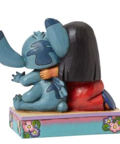 Alternative view of Disney Traditions by Jim Shore Lilo and Stitch Stone Resin Figurine, 4.875”, Blue