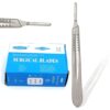 100 Scalpel Blades #22 with Free Handle