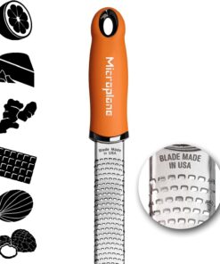 Microplane Premium Classic Series Zester Grater, 18/8, Orange 8 61jAAip9MpL