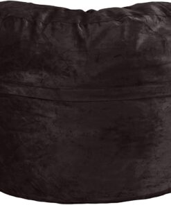 Amazon Basics Memory Foam Filled Bean Bag Chair with Microfiber Cover 4 ft, Grey, Solid 17 61jASJnjN4L