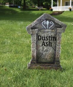 VictoryStore Yard Sign Outdoor Lawn Decorations - Fake Tombstones Graveyard Gravestones - Halloween Yard Decoration - Set of 6, 21.3 inches X 14.8 inches Funny 19 61jBN25uWEL