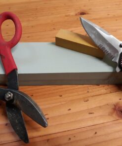 Whetstone Cutlery Sided, Gray Knife Stone-Dual 400/1000 Grit Wet Block-Sharpens and Polishes Sharp Tools and Kitchen, Hunting, and Pocket Knives by Whetstone, 1-Pack, Limestone 30 61jEykBpD9L