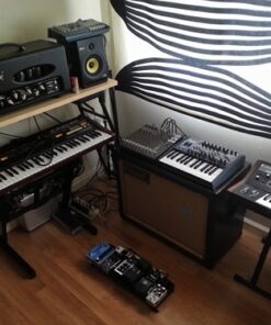 On-Stage KS7150 Platform-Style Keyboard Stand (Setup for Keyboards, Synths, Organs, and Electric Pianos, 230 lb Capacity, Adjustable Height and Width, Folding, Portable, Rubber Feet, Metal, Black) 24 61jFeizn KL