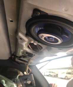 Pyle 4" Car Sound Speaker (Pair) - Upgraded Blue Poly Injection Cone 2-Way 180 Watt Peak w/ Non-fatiguing Butyl Rubber Surround 110 - 20Khz Frequency Response 4 Ohm & 3/4" ASV Voice Coil - PL42BL 34 61jGyhe1zdL