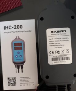 Humidity Controller IHC200 Inkbird Humidistat Mushroom Greenhouse Pre Wired Outlet Dual Stage Humidifier Dehumidifier. 45 61jNvISVhGL