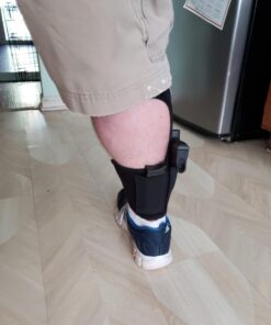 CONCEALED CARRIER (TM) Ankle Holster for Concealed Carry Pistol | Universal Leg Carry Gun Holster with Magazine Pouch for Glock 42, 43, 36, 26, S&W Bodyguard .380, 38, Ruger LCP, LC9, Sig Sauer 63 61jOckYiuKL