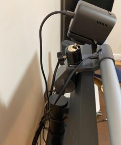 EXMAX 360 Degree Aluminum Alloy Body Rotating Swivel Mini Tripod Ball Head with 1/4" Screw Thread Base Mount for Lighter DSLR Camera Camcorder LED Light Bracket Hiking HTC Vive (Black) Black 25 61jPYJ6hZML