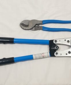 NEIKO 02039A Lug Crimping Plier and Cable Cutter Set, Battery Cable Crimping Tool, 8-0 AWG, 6mm - 50mm, Electrician Wire Crimper Tool 2 Pc Battery Crimper & Cutter Set 65 61jQrMbeh0L