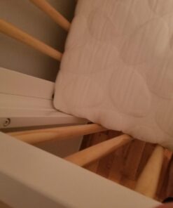 Babyletto Lolly 3-in-1 Convertible Crib with Toddler Bed Conversion Kit in White and Natural, Greenguard Gold Certified White/Natural 40 61jR9OZMnuL