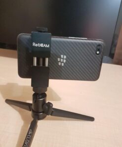 RetiCAM Smartphone Tripod Mount - Metal Universal Smart Phone Tripod Adapter Including Both Standard and XL Mounting Kits Black - Standard and XL (2.1 to 3.6") 40 61jU38TM3iL