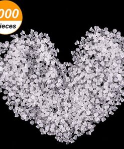 Alternative view of eBoot 1000 Clear Earring Backs Plastic Earring Stoppers Safety Rubber Back Earring Clutch for Stud Post Hook Earrings for Women