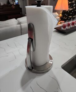 OXO Good Grips SimplyTear Paper Towel Holder - Stainless Steel (Silver & Black) 38 61jc53OLrbL