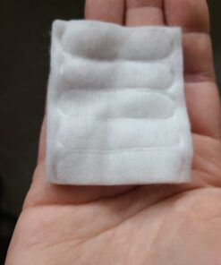 Diane Cotton Squares – 100% Real Cotton – Soft, Gentle on Face, Use for Makeup and Nail Polish Removal, Beauty Applicator - 160 Count (Pack of 1) 160-Pack SQUARES 40 61jgBFTFJL