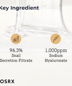 COSRX Snail Mucin 96% Power Repairing Essence 3.38 fl.oz 100ml, Hydrating Serum for Face with Snail Secretion Filtrate for Dull Skin & Fine Lines, Korean Skincare Snail Essence 27 61jgPSLdhL