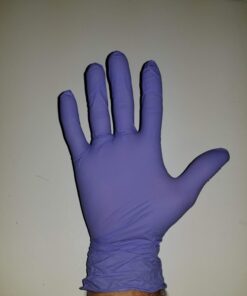 MedPride Powder-Free Nitrile Exam Gloves, Iris Blue, Medium, Box/100 Medium (Pack of 100) 56 61jgZL3lnrL