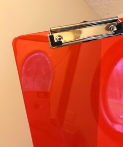 Trade Quest Plastic Clipboard Transparent Color Letter Size Low Profile Clip (Pack of 6) (Assorted) Assorted 23 61jmeuix9OL