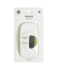 U Brands Magnetic Dry Erase Board Eraser, Felt Bottom Surface, 4.5 x 2.25 x 1 Inches - 581U04-16 4.5" x 2.25" x 1" 24 61jnJINQJ3L