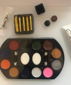 Kangaroo Halloween Super Family Makeup Kit: Professional SFX Face & Body Paint for Zombie Cosplay, Injuries, & Blood Effects 74 61jnSl1vL 1