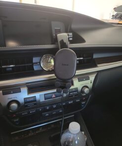 Wireless Car Charger, Baseus 15W Fast Charging Phone Mount for Car Vent, Car Phone Holder with Enlarged Charging Coil for iPhone 15 14 13 12 11 10 8 Pro Max Xs, Samsung Galaxy S&Note Series Google LG 46 61jo2XT383L