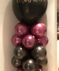 Pmu 36 Inch Latex Balloon Black (Premium Helium Quality) Pkg/6 28 61jrITfKesL