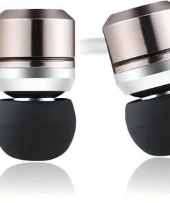 sephia SP3060 Wired Headphones, HD Bass Driven Audio, Lightweight Aluminum Wired in Ear Earbud Headphones, S/M/L Ear Bud Tips, Earphone Case, 3.5mm Tangle-Free Cord (Without Mic) 34 61jssbEhsXL