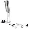 Ozeri Deluxe Milk Frother and Whisk in Stainless Steel with Stand and 4-Frothing Attachments 10 61jthkMB OL