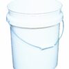 Encore Plastics 50640 Industrial Plastic 70-Mil with Handle, 5-Gallon, Pail White 5 Gallon 12 61jtnRX2AiL