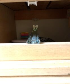 Universal Drawer Slide Jig - Cabinet Hardware Jig Install Drawer Slides Quickly, Accurately - Hardware Installation Jig w/Locking Wedge to Secure Cabinet Slide - Adjustable Foot Woodworking Tools Original Version 20 61jxgiIWCKL