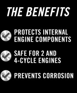 STA-BIL (22001) Fogging Oil - Stops Corrosion In Stored Engines - Lubricates And Protects Cylinders - Coats Internal Engine Components - For All 2 and 4 Cycle Engines, 12 oz. 12 av. oz. 18 61k 25ltbxS