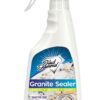 Black Diamond Granite Countertop Cleaner & Sealer - Food Safe Granite Cleaner for Quartz, Marble, Stone, Travertine & Quartzite Counters - Daily Granite Cleaner Spray Protects from Stains - 32 Fl Oz 1 Pint