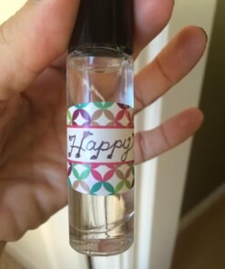 81 Kaleidoscope Oval Poly Waterproof Essential Oil Bottle Labels Plus 81 Round Cap Stickers by Rivertree Life 35 61k0T6PhmQL