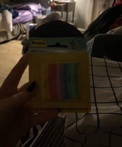 Post-it Page Markers, Assorted Bright Colors, 1/2 in x 2 in, 50 Markers/Pad, 10 Pads/Pack (670-10AB) 500 Sheets 45 61k0iq79LgL
