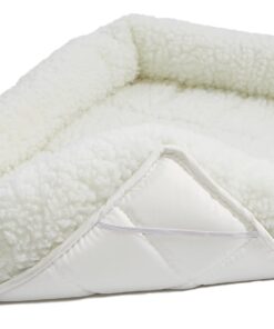 MidWest Homes for Pets Bolster Fleece Pet Bed for Dog And Cats 24L-Inch White w/ Comfortable Bolster | Ideal for Small Dog Breeds & Fits a 24-Inch Dog Crate | Machine Wash & Dry | 1-Year Warranty 31 61k1N8D1T9L 3