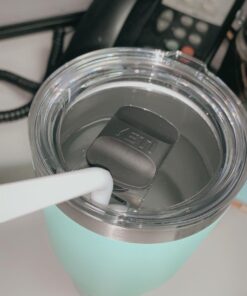 YETI Rambler 30 oz Stainless Steel Vacuum Insulated Tumbler w/MagSlider Lid Seafoam 1 Count (Pack of 1) 37 61k1pp14AAL