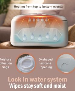 Alternative view of GOGO pure Baby Wipe Warmer and Dispenser, Advanced Features with 4 Bright Auto Off LED Ample Lights for Easy Nighttime Changes, Dual Heat for Baby's Comfort, Improved Design and Only at Amazon