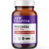 New Chapter Wholemega Fish Oil Supplement - Wild Alaskan Salmon Oil with Omega-3 + Vitamin D3 + Astaxanthin + Sustainably Caught - 60 ct, 1000mg Softgels Unflavored 60 Count (Pack of 1)