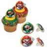 Bakery Crafts DecoPac Super Mario Cupcake Ring Party Favor Decorations, Random Assortment (24 Pack) 17 61k2esRSJGL