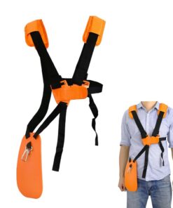 SUNMON Weed Eater Strap - Shoulder Strap for Weed Trimmer uses Durable Nylon String Trimmer Strap for Weed Wacker, Suitable for sthil, ego and Most Other Brands of Trimmer, Leaf Blower(Orange) 1-Orange