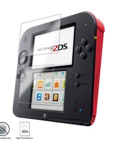 AKWOX (4pcs) Tempered Glass Top LCD Screen Protector + HD Clear Crystal Buttom LCD Screen Protective Filter for 2DS 27 61k4BrTptL