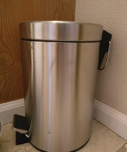 Honey-Can-Do TRS-01886 30-Liter and 3-Liter Stainless Steel Garbage Can Combo 7 61k4sFfMTKL