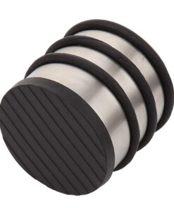 Alternative view of Floor Door Stopper Chrome Door Stop, Door Stops, Door stoppers for Bottom of Door，with Anti-Skid Rubber - Contemporary Decorative Safety Door Wedge for Home Office Commercial Industrial