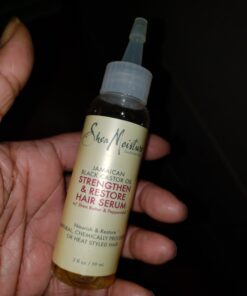 Sheamoisture Hair Serum Oil for Damaged Hair Jamaican Black Castor Oil Hair Oil with Shea Butter 2 oz Clean Scent 2 Fl Oz (Pack of 1) 43 61k78KIcddL