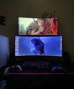 Sceptre 34-Inch Curved Ultrawide WQHD Monitor 3440 x 1440 R1500 up to 165Hz DisplayPort x2 99% sRGB 1ms Picture by Picture, Machine Black 2023 (C345B-QUT168) 34" Curved WQHD 165Hz 38 61k8ITyaNL